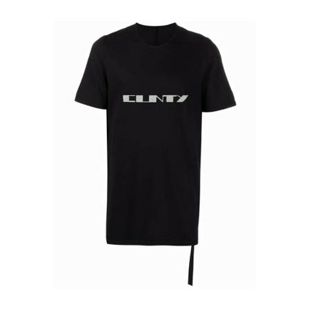 Rick Owens Du01B7250 Rnep2 T-shirt Sort, Herre T-shirts
