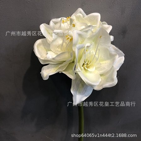 4 Hoveder Amaryllis Kunstige Blomster til Bryllup Hjemmeindretning