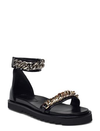 Sandals A1572 Shoes Summer Shoes Flat Sandals Svart Billi Bi