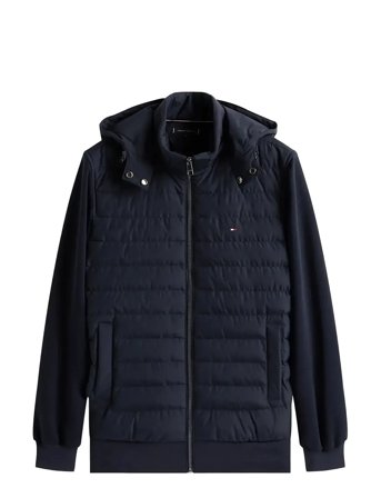Tommy Hilfiger | Mix Media Hooded Zip Through | S