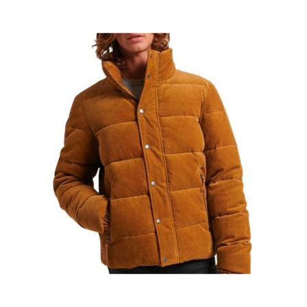 Superdry, Down Jackets Bruin, Heren, Maat:L