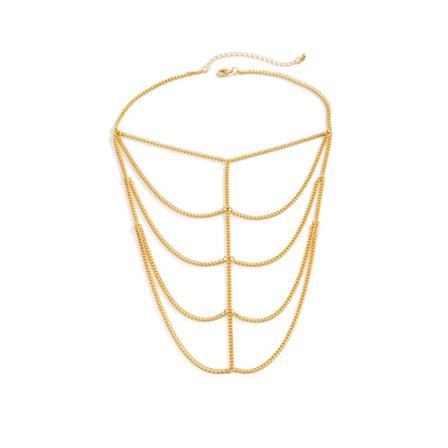 Bohemia Upper Arm Chain Kvinnor Sleeveless Shoulder Ornament Tass