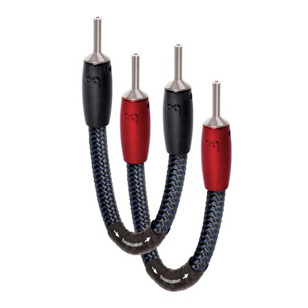 AudioQuest ThunderBird BiWire Jumpers Lautsprecherkabel - Schwarz