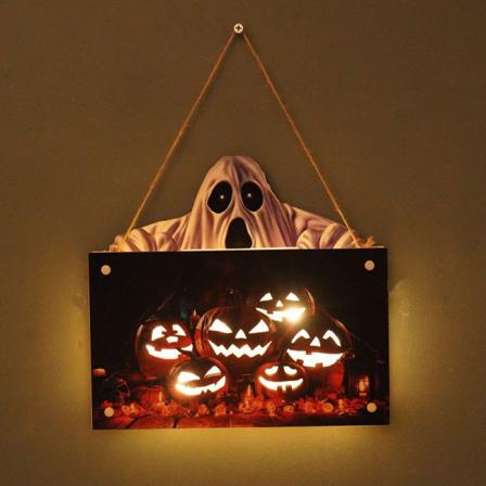 Halloween Pumpa Light För Party Heminredning Tillbehör