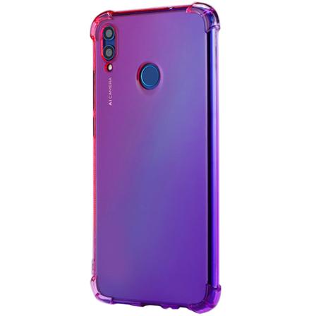 Huawei P20 Lite - Skyddande Smart Silikonskal (Floveme) Rosa/Lila