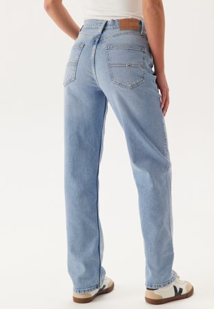 TOMMY JEANS - Layla Hr Slim Str Bi0112 - 1AB Denim Light - Kläder - - Bubbleroom