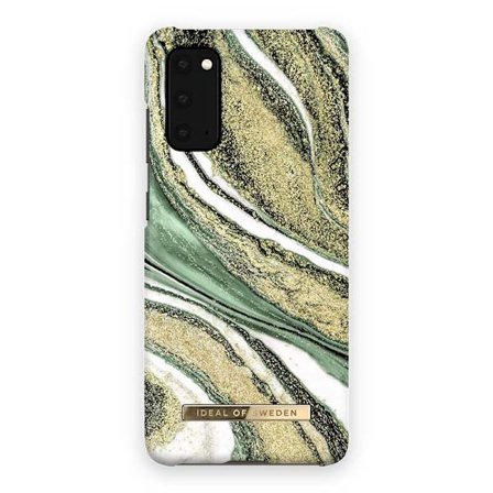 iDeal Of Sweden Fashion Skal för Galaxy S20 - Cosmic Green Swirl
