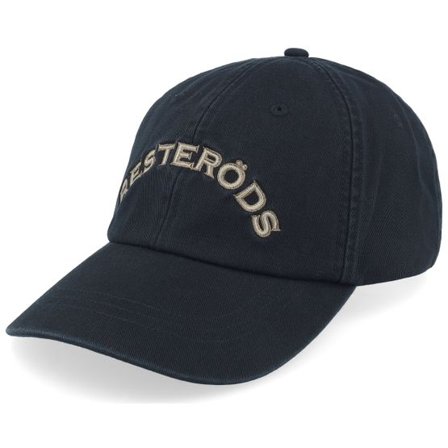 Resteröds - Svart unconstructed Keps - Twill Black Dad Cap @ Hatstore