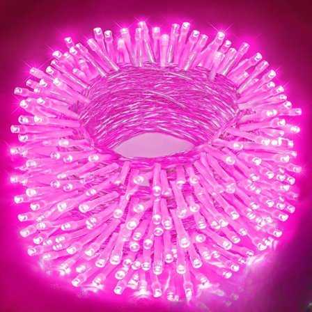 Julebelysning, 200 LED-lys 20 meter, til have- og juletræsdekoration Orange