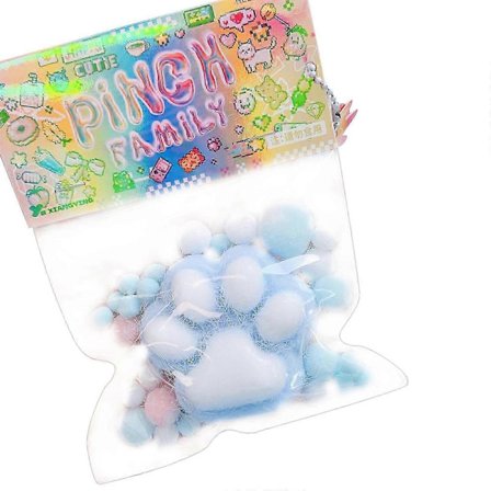 Taba Cat Squishy Klemmeleker, Kattepoter Mochi Squishy Stress Relief Squishies