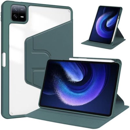 Kotelo Xiaomi Pad 7/7Pro 11,2-tuumaiselle, tummanvihreä