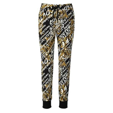 Versace Jeans Couture Logo Brush Sweatpants Sort, Dame
