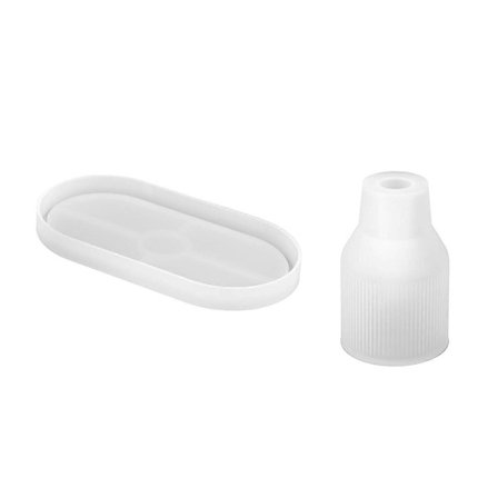 Vase Silikoneform, Silikoneform Vase, Epoxy Resin Forme Blomstervase Støbeforme Silikone Vase,D