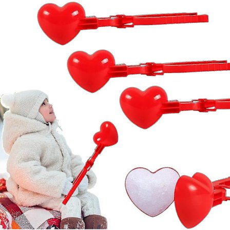 3 stk. sneboldtang, kuglelaver, sne hjertetang, kærlighedssnespil tang, sne tang udendørs sandspil udendørs børnelegetøj