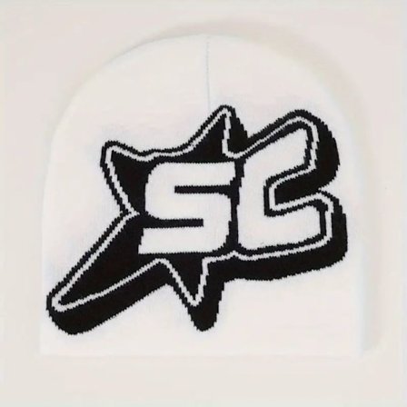 Hip Hop Cap Neulotut hatut VALKOINEN