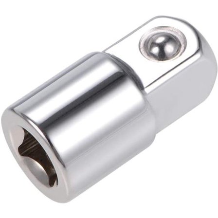 1/4" hona till 1/2" hane adapter, Cr-V stål, hona till hane