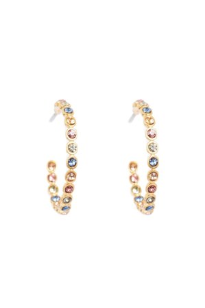 Earrings 20mm Multicolor Vibrance Gold