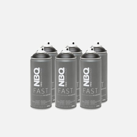 NBQ Fast 400 ml Black 6 Pack