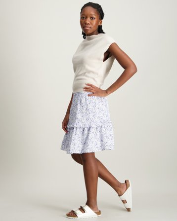 Creamie Skirt Structure Blå Kjolar Tjej - Kids Brand Store