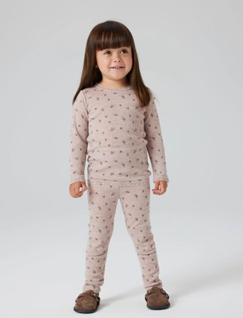 name it Nmfwang Wool Needle Ls Top Noos - Pink - 116