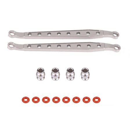 Aluminiumlegering Fremre / Bakre Nedre Lenkearm for AXIAL Wraith AX90056 RC Bil (Titanium Grå)