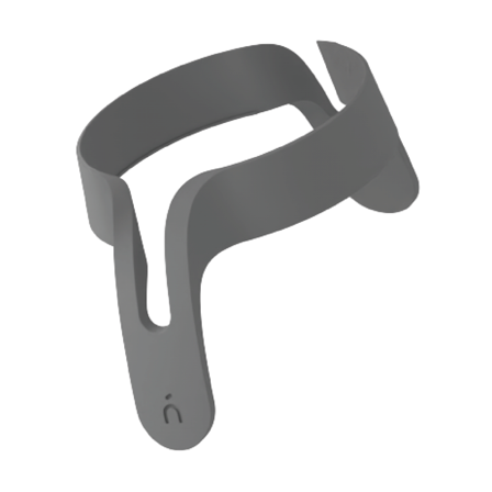 Nanobébé Løse håndtak til Flexy Silikontåteflaske Gen 2, Grå, 2 stk.