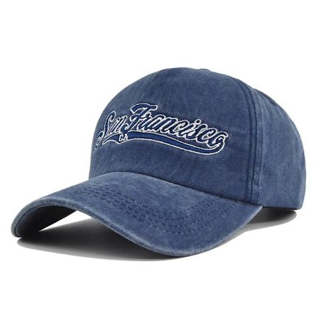 Tre-dimensionelt broderi baseball cap denim broderet skygge kasket vasket gammel sol skygge buet skygge hat bred skygge