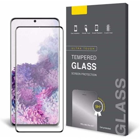 2-PACK Samsung S21 FE FullFrame 0.26mm 3D 9H Härdat Glas