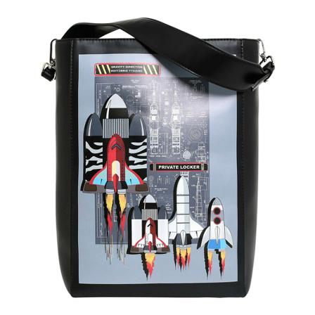 Hvisk, Casset Rocket Soft BAG Czarny, Kobieta, Rozmiar: ONE Size
