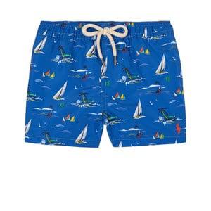 Kids - Ralph Lauren Blue Printed Swim Shorts 24 Months - Swimwear and coverups - 24 months - Blue