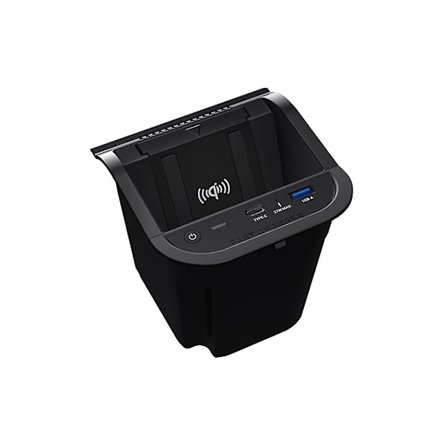 2024 15W Trådløs Biloplader Hurtig Telefonoplader Opladningspude Telefonholder til A-Klasse W176 GLA CLA X156