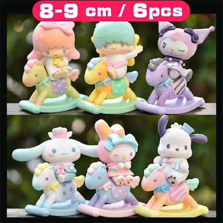 #2 SANRIO Leker My Melody Dukker Kawaii Figur Blindboks Hjemmedekorasjon Japansk Søt Julegave Anime Tegneserie Samling