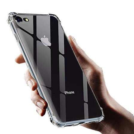 iPhone 16 E Silikonskal med airbag och kepsfunktion