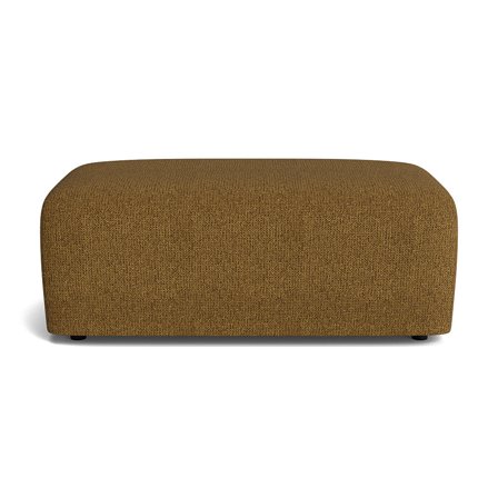 Messina Puf - Mito Gul, Komfortabel & Stilfuld - 66x106x42cm - Perfekt som fodskammel eller ekstra siddeplads - Puf