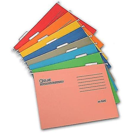 A4-ripustuskuviot välilehdillä, riippuva dokumenttikansio toimistoon