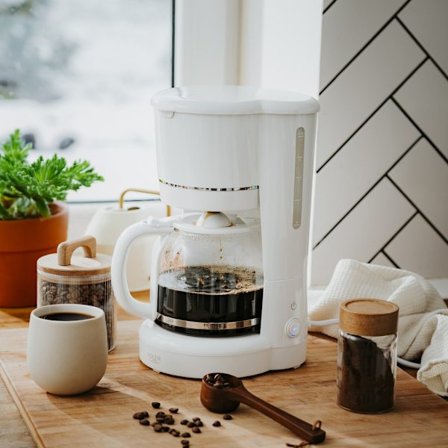 Kahvinkeitin 12 kupille - Valkoinen