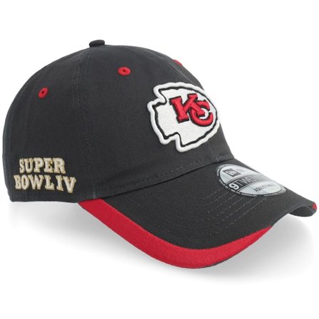 New Era - NFL Gris adjustable Casquette - Kansas City Chiefs NFL 9TWENTY Grey/Red Adjustable @ Hatstore