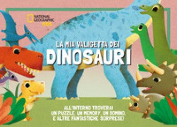 La mia valigetta dei dinosauri. Con un puzzle, un memory, un domino e altre fantastiche sorprese. Ediz. a colori. Con Gioco Ronny Gazzola