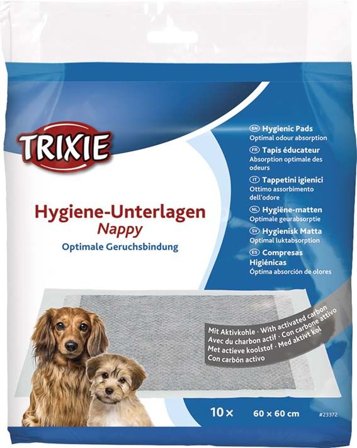 Trixie Valpematte Aktivert Karbon 60x60 cm 10-Pakning - Urinfjerner