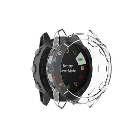 Garmin Fenix 6X / 6X Pro genomskinligt skydd - Transparent
