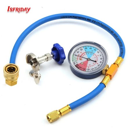 R134a Klimaanlægsværktøj til biler med trykmåler, uden klimaanlægskølemiddel [hs]