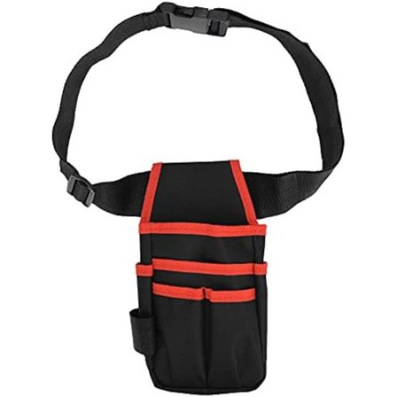 13 x 26 cm Værktøjsbæltepose 6 Lommer Oxfordstof Værktøjsbæltepose Lille Opbevaringstaske til Reparationsværktøj til Tømrere Elektrikere