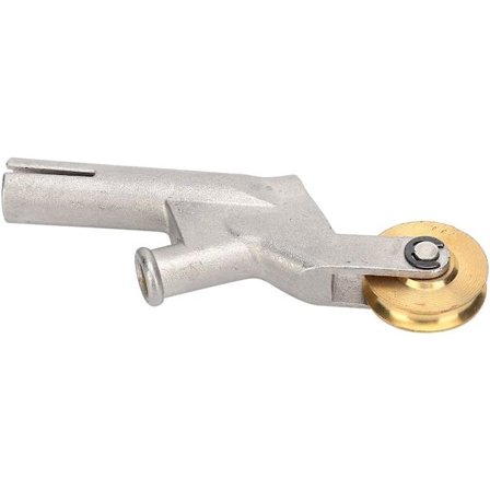 Varmeluft Sveisepistol Sveisemunnstykke med Ruller, 304 Rustfritt Stål Legering Hurtig Sveisemunnstykker Utbytte Varmepistolspisser Passer for 3mm/4mm
