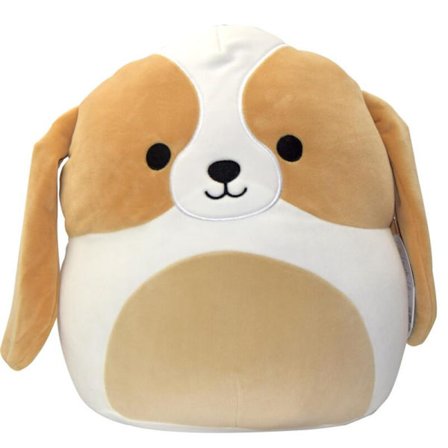 Squishmallows 30cm Adela Basset Hunden