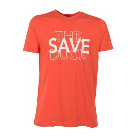 Save The Duck, T-Shirt Oranje, Heren, Maat:XL