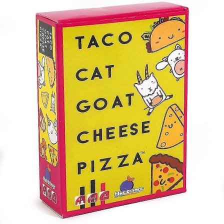 Taco Cat Goat Cheese Pizza | Lautapeli | Lasten lautapeli 8-vuotiaille | Lautapeli 8-vuotiaille tai vanhemmille | Korttipeli | Lahja 8-vuotiaalle 