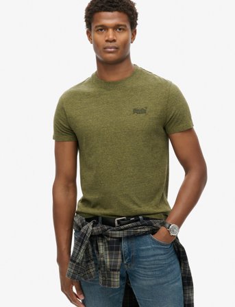 Superdry Vintage Logo Emb Tee - Green - XXL