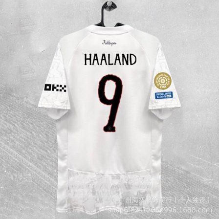 2025-2026 sesongen FIFA Club World Cup-drakt Manchester City FC bortedrakt nr. 9 Haaland Fan Edition-drakt