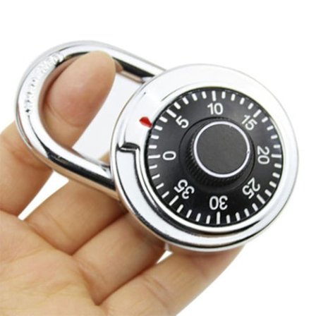 Kode-drejeskive Lås Gym Skab Anti Tyveri Drejeskive Nummer Låse Gym Skab Kombination Kode Lås Jskee