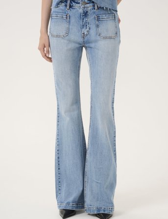 My Essential Wardrobe Dangomw 144 High X-Wide Bootcut - Blue - 31 x 32